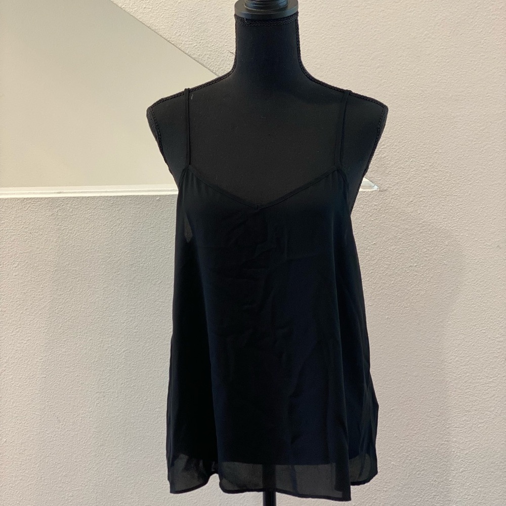 Topshop spaghetti strap sheer tank